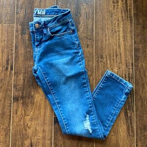 Girls distressed size 10 skinny jeans